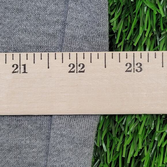 NIKE Dri-Fit Sweatshirt Womens XL 22x24 Gray Spellout Swoosh - Picture 5 of 13